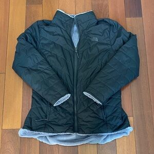 The North Face Womens Black Reversible Puffer Jacket